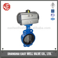 Sanitary butterfly valve pneumatic